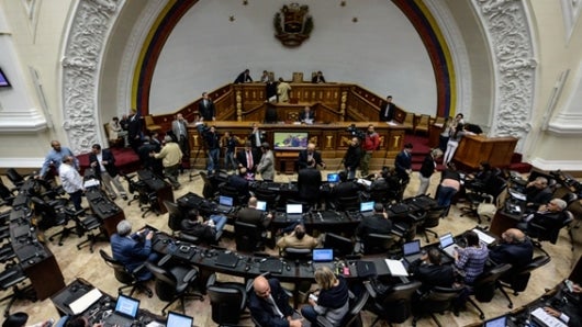 Parlamento venezolano. Foto: AFP