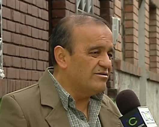 Roberto Bastidas, padre de Diana Bastidas.