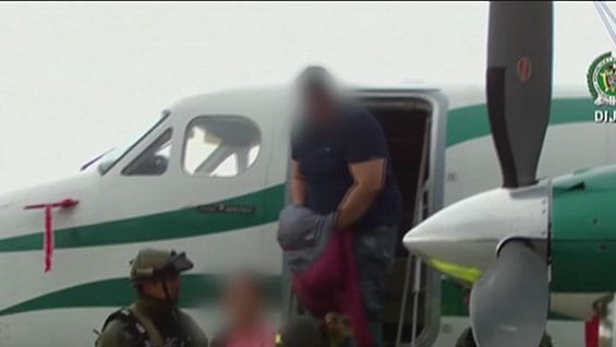 Momento del traslado de Jhon Jairo Torres a Bogotá. Foto: Noticias RCN.