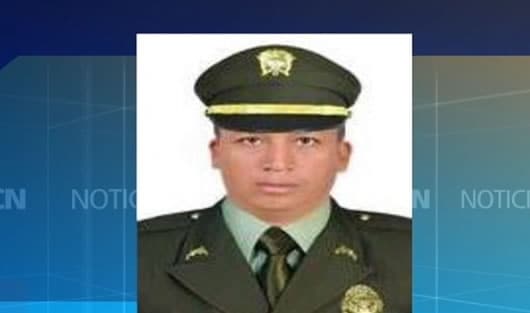El sargento Manuel Taticuan, asesinado junto al mayor de la Policía Walter Charry Muñoz.
