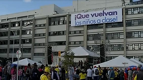 El Ministerio ha dicho que no negociará hasta que se levante el paro. Foto: NoticiasRCN.com