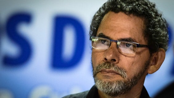 Alias 'Pastor Alape', miembro del secretariado de las Farc. Foto: AFP.