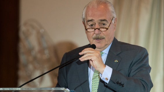 Andrés Pastrana viajó a Caracas en un intento fallido por visitar en la cárcel al detenido líder opositor Leopoldo López. Foto AFP