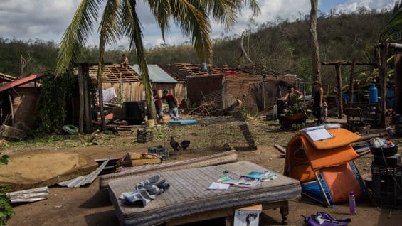 Entre 3.000 y 3.500 viviendas fueron afectadas parcialmente o totalmente. Foto: AFP