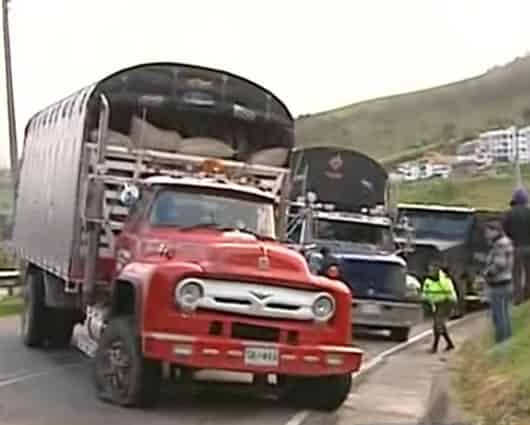 El bloqueo se registra desde la madrugada. Foto: RCN.
