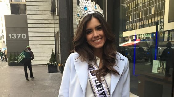 Paulina Vega, Miss Universo. Foto: AFP