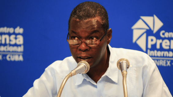 Pedro Luis Pedroso, Subdirector de Asuntos Multilaterales de Cuba. Foto. AFP