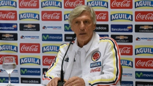 El seleccionador de Colombia, José Pékerman. Foto: AFP