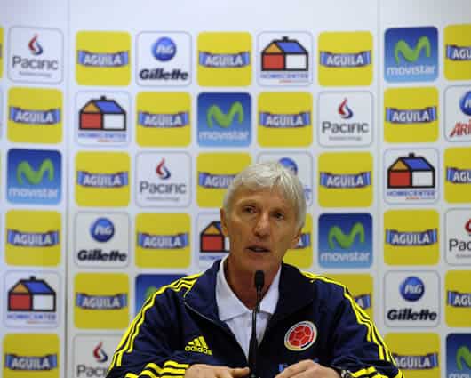 “Colombia merecía estar en el Mundial", aseguró Pékerman en rueda de prensa. Foto: AFP