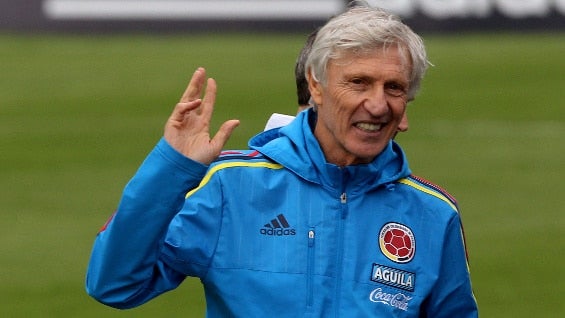 José Néstor Pékerman, director técnico de la selección Colombia. Foto: EFE.