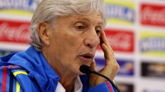 José Néstor Pékerman, técnico de la selección Colombia. Foto: EFE