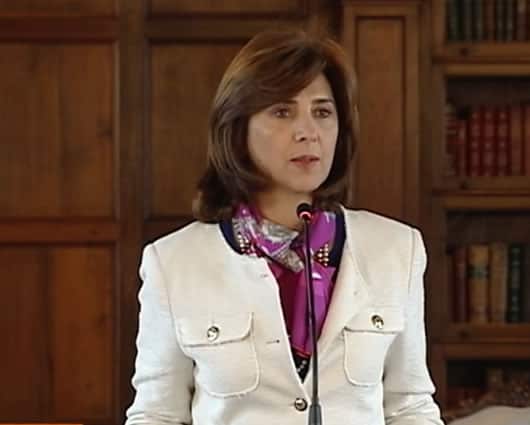 María Ángela Holguín, ministra de relaciones exteriores de Colombia.