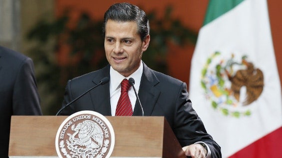 Enrique Peña Nieto, presidente de México. Foto: EFE.