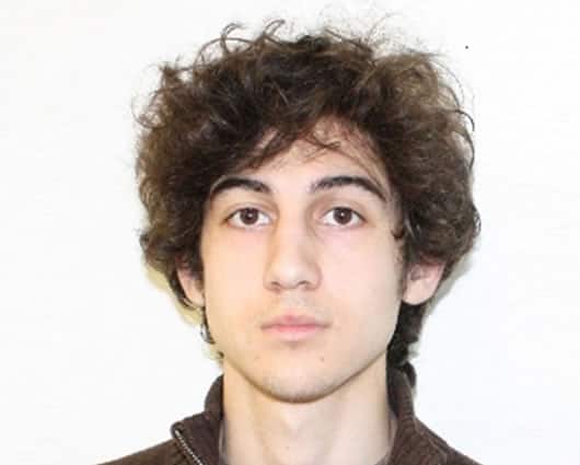 Djokhar Tsarnaev, acusado del doble atentado en Boston en 2013. Foto: AFP