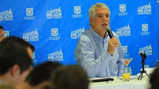 El alcalde de Bogotá, Enrique Peñalosa. Foto: Prensa Alcaldía.