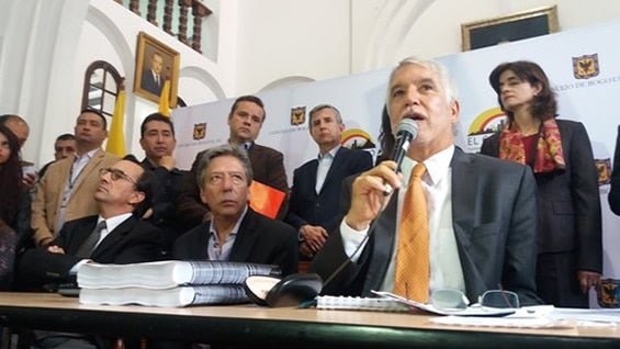 El alcalde de Bogotá, Enrique Peñalosa. Foto: @AlcaldiaBogota.