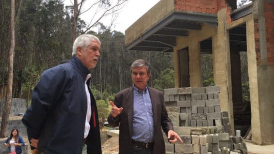El alcalde de Bogotá, Enrique Peñalosa, visitó la zona. Foto: @Bogota