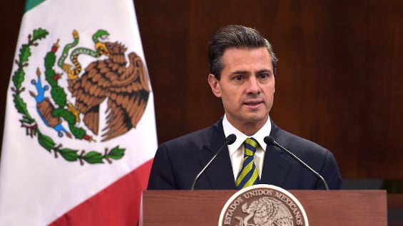 Enrique Peña Nieto, presidente de México. Foto: EFE.