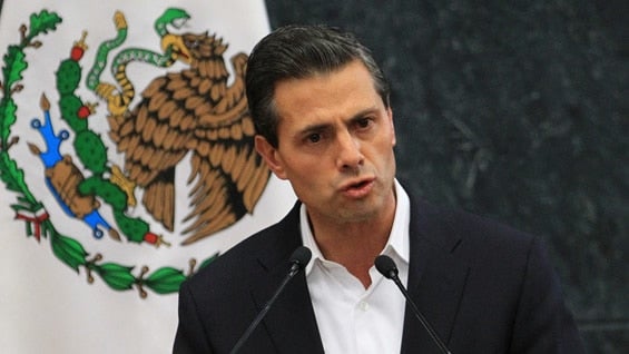 Enrique Peña Nieto, presidente de México. Foto: EFE.
