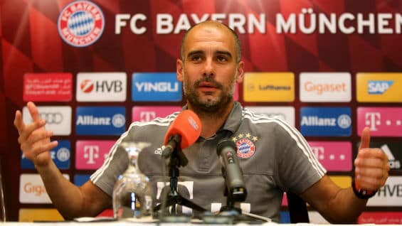 El técnico español Pep Guardiola. Foto Agencia AFP