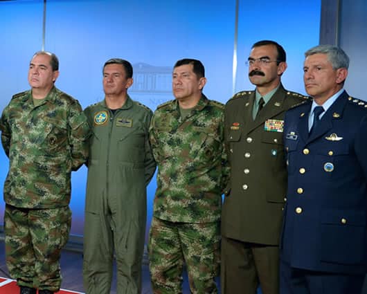 El presidente Santos anunció los cambios luego de una reunión extraordinaria en la Casa de Nariño.