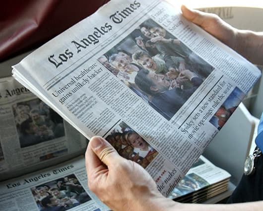 El programa también escribe notas sobre homicidios. Foto: AFP