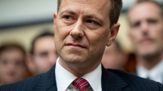 Foto: Peter Strzok durante audiencia de indagatoria en Washington.