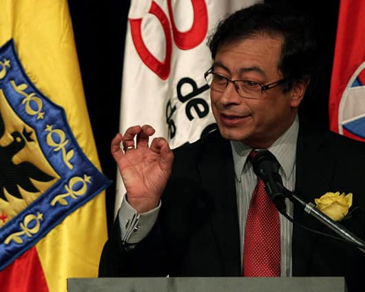Gustavo Petro, alcalde de Bogotá. Foto: EFE