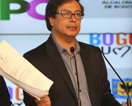 El alcalde de Bogotá, Gustavo Petro. Foto: Oficial.