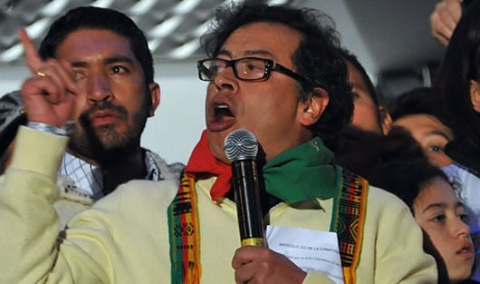 El alcalde de Bogotá, Gustavo Petro. Foto: AFP.
