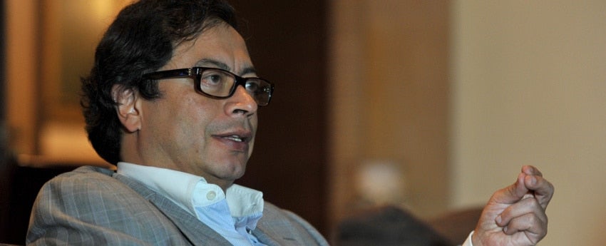 El alcalde de Bogotá, Gustavo Petro. Foto: AFP.