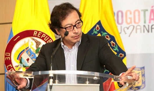 El alcalde de Bogotá, Gustavo Petro, fue destituido el 9 de diciembre. Foto: oficial