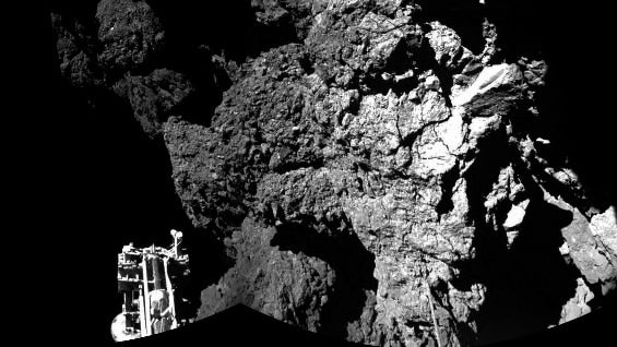 Científicos siguen analizando los datos que ha enviado el robot Philae. Foto: AFP.