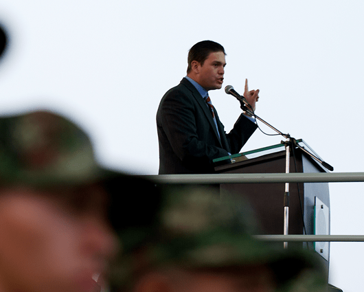 El ministro de Defensa Juan Carlos Pinzón. Foto: AFP.
