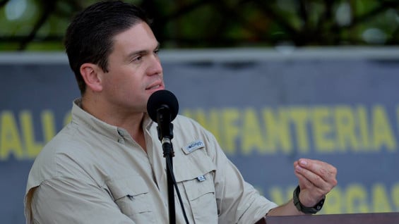 Juan Carlos Pinzón, ministro de Defensa. Foto: Ministerio de Defensa