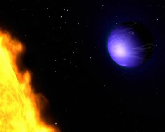 Se desconoce qué le da el color al planeta. Ilustración: Nasa