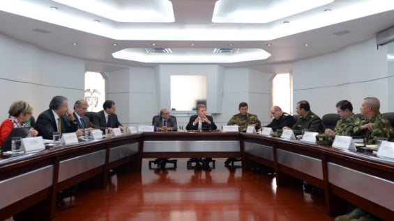 Reunión en la Casa de Nariño. Foto: SIG