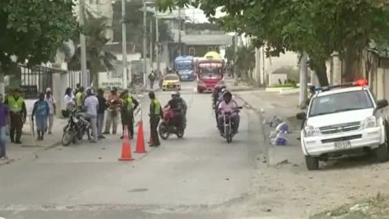 La Policía adelanta operativos.