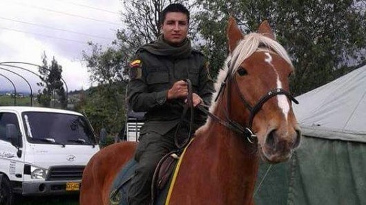 El patrullero Neyder Zamir Páez Sánchez.