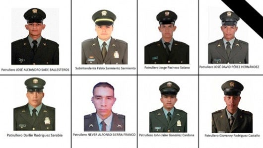 Los héroes que fueron asesinados por el Clan del Golfo.