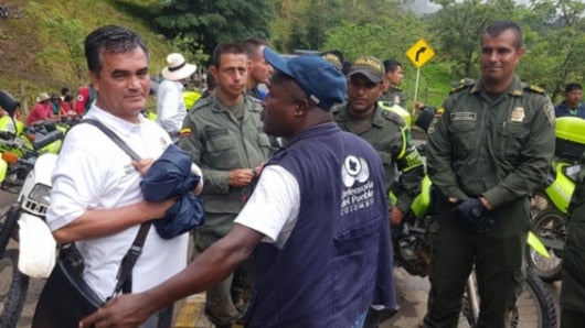 Los policías fueron trasladados esta madrugada a Villavicencio.