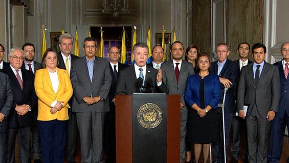El presidente Juan Manuel Santos aseguró que tomará las decisiones necesarias para proteger la soberanía. Foto: Oficial.