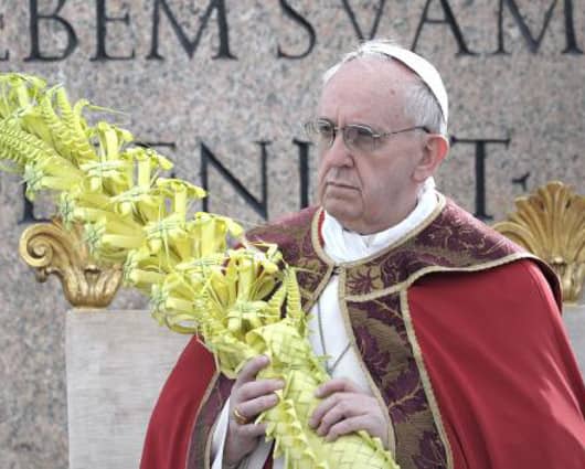 El sábado, el papa ya había hecho un llamado a los gobernantes de las naciones a elegir el camino de la paz. Foto: NoticiasRCN