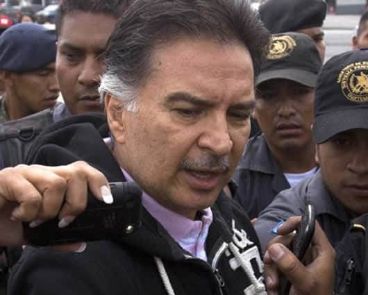 El juez aceptó la petición de la Fiscalía y le dio la pena máxima a Alfonso Portillo. Foto: AFP