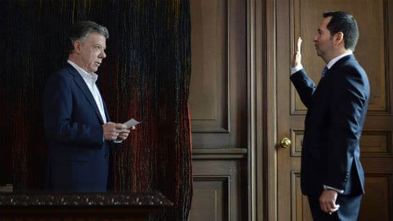 El proceso para elegir la terna y evitar que Perdomo quede indefinidamente como Fiscal (e) fue definido ya por el Jefe de Estado. Foto Presidencia de la República