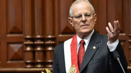 Pedro Pablo Kuczynski, presidente de Perú. Foto AFP