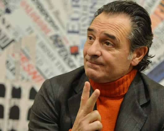 Cesare Prandelli entrenador de Italia. Foto : AFP