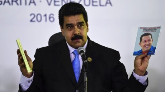 Nicolás Maduro, presidente de Venezuela. Foto: AFP.