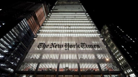 The New York Times fue galardonado este año con tres premios Pulitzer. Foto: EFE.