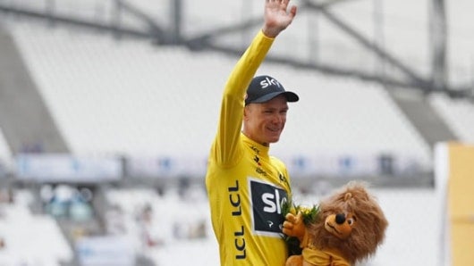 Chris Froome, campeón Tour de Francia 2017. Foto: EFE